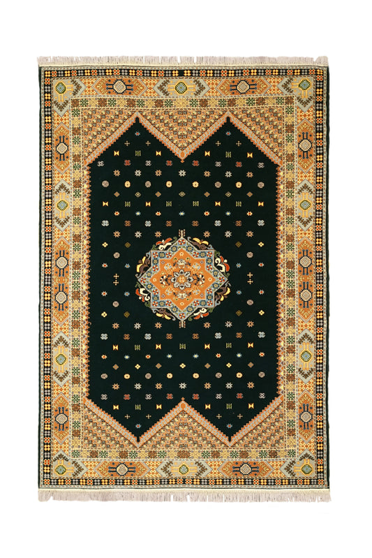 Extra Royal Golden Harvest Handwoven Moroccan Rug