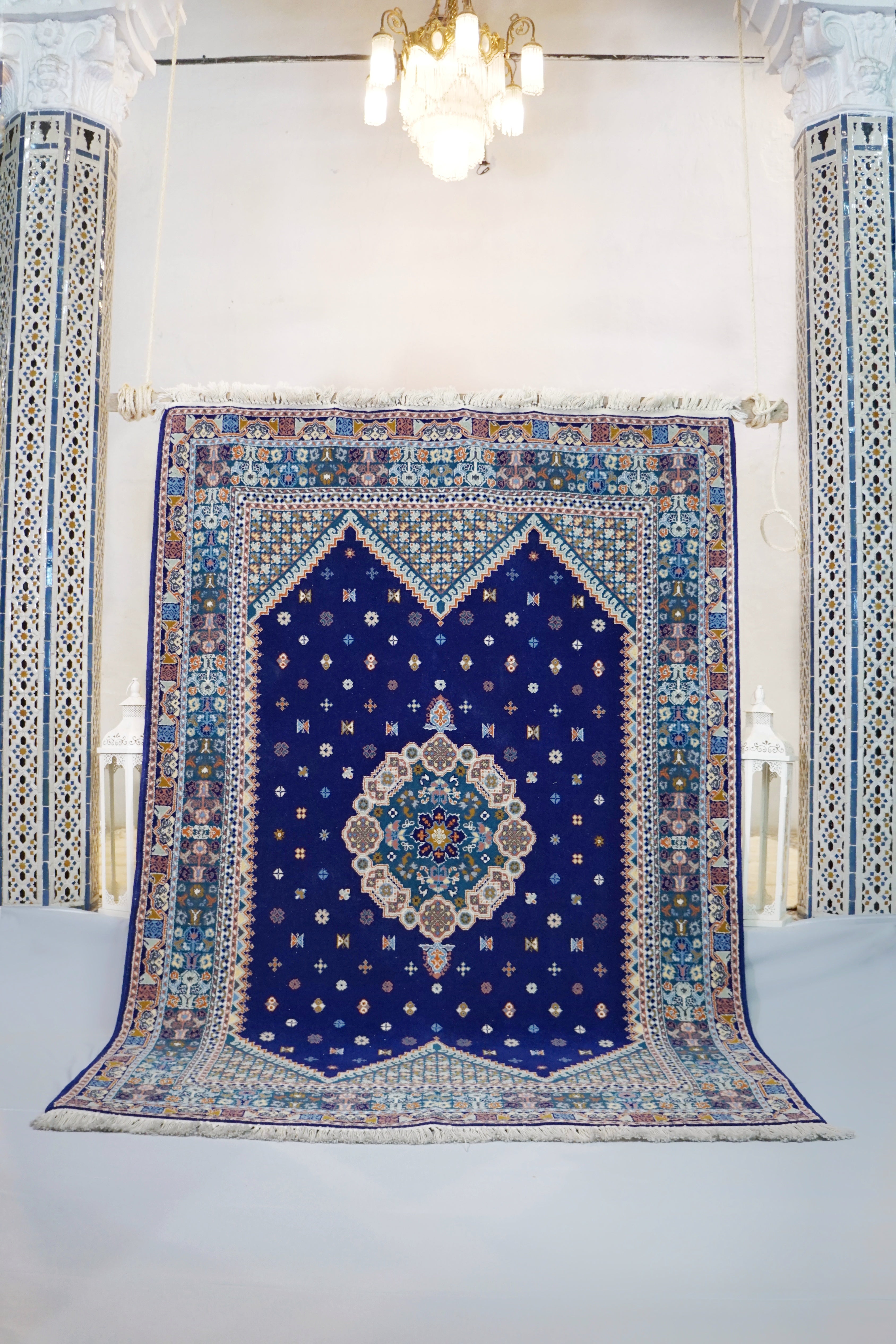 Etra royal Bleu rug Hand-knotted