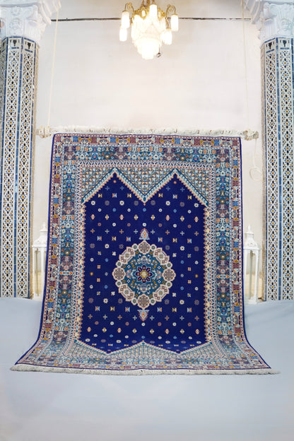 Etra royal Bleu rug Hand-knotted